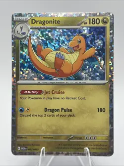 McDonald's Happy Meal Dragonite Holo Card 12/15 Pokemon 2024 NM Rare - Image 1