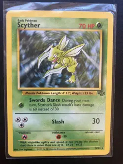 Scyther Jungle Rare 26/64 WOTC Vintage Pokemon Card NM 1999 - Image 1