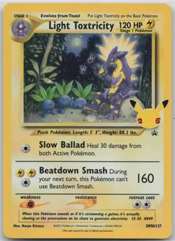 Light Toxtricity Promo SWSH: Sword & Shield Promo Cards SWSH137 NM - Image 1