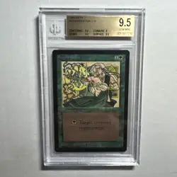 MTG Beta Regeneration BGS 9.5 Gem Mint (three 9.5 sub grades) 1993 - Image 1