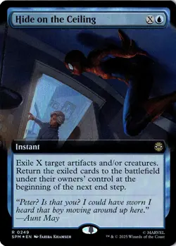 NM - Hide on the Ceiling Foil (Extended Art) R Marvel's Spider-Man 249 - Image 1