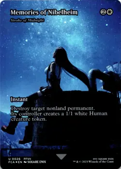 MTG Memories of Nibelheim - Stroke of Midnight (Showcase) Foil NM FINAL FANTASY - Image 1