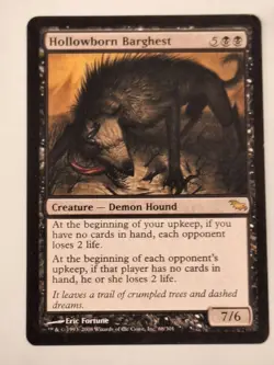 Hollowborn Barghest - Shadowmoor Magic the Gathering MTG Nice! - Image 1