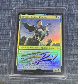 Kinnan, Bonder Prodigy MTG Foil Artist Proof AP Rare Signature Jason Rainville - Image 1