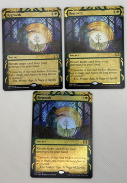 3 Regrowth Strixhaven: Mystical Archives (NM) (1x Foil) (1x Foil Etched) (1x Reg - Image 1