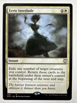 Eerie Interlude - Regular Rare #22 NM/MINT Commander: Kaldheim MTG - Image 1