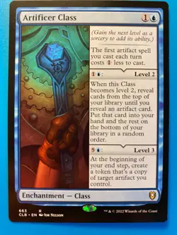 MTG 1x Artificer Class # 663 Battle for Baldur's Gate Magic the Gathering x1 NM - Image 1