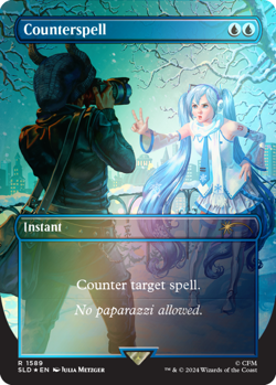 Mtg Secret Lair HATSUNE MIKU Winter Diva English FOIL In Hand - Image 5