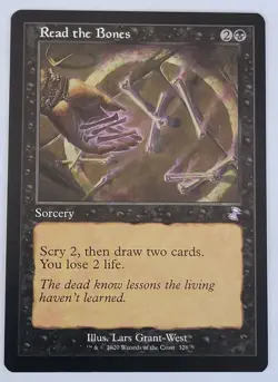 Read the Bones - NM/M - Time Spiral Remastered: Timeshifted - MTG - Magic - Image 1
