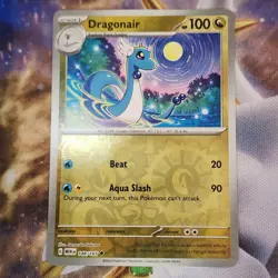 Pokemon Scarlet & Violet 151 Reverse Holo Rare Dragonair 148/165 Near Mint TCG - Image 1