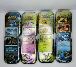 Prismatic Evolutions Complete Mini Tins Set (8) & Promos - Sealed - Pokemon - Image 1