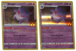 Pokemon Gengar 066/196 Holo 2023 TCG Trick Or Trade Halloween BOOster Stamp - Image 1