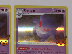 Pokemon Gengar 066/196 Holo 2023 TCG Trick Or Trade Halloween BOOster Stamp - Image 3