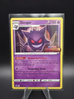 Pokemon TCG Gengar Lost Origin Build & Battle Stamped Promo - Near Mint - Image 1