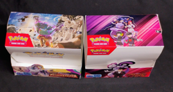 EMPTY (2) Pokemon TCG Destined Rivals & Paldea Evolved Booster Display Box Lot - Image 3