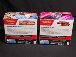EMPTY (2) Pokemon TCG Destined Rivals & Paldea Evolved Booster Display Box Lot - Image 5