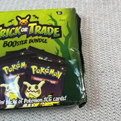 Nintendo New 2023 Pokemon TCG Trick or Trade BOOster Bundle - 50 Packs 820650855306 - Image 4