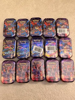 Pokemon TCG Mega Heroes Mini Tins X15 Brand New & Sealed ✅🚚 - Image 1