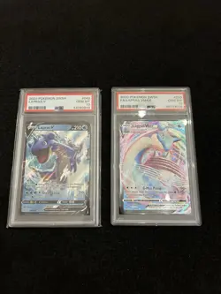 Pokemon Lapras V And VMax 049/202, 050/202 Sword and Shield PSA 10 - Image 1