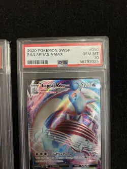 Pokemon Lapras V And VMax 049/202, 050/202 Sword and Shield PSA 10 - Image 2
