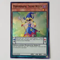 Performapal Trump Witch - FUEN-EN048 - NM/VLP - Super Rare - Unlimited - Yugioh - Image 1