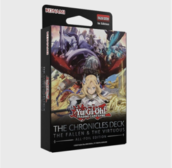 YUGIOH THE CHRONICLES DECK: THE FALLEN & THE VIRTUOUS (ALL-FOIL EDITION) DECK - Image 1