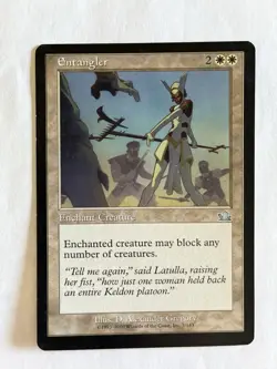 MtG Entangler LP Prophecy uncommon Magic the Gathering card enchantment aura - Image 1