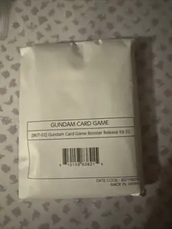 Gundam Card Game Booster Release Kit 02 ENGLISH SEALED BKIT-02 Promotional - Image 1