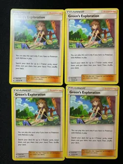 4x Green's Exploration - 175/214 - Uncommon Unbroken Bonds NM+ Pokemon Card - Image 1