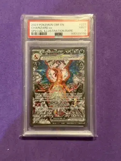 Pokemon TCG Obsidian Flames Charizard EX Card 223/197 PSA 9 Mint - Image 1