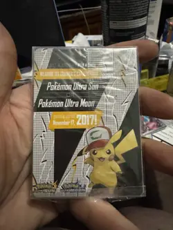 Pokemon Card TCG - Ash's Pikachu Black Star Promo Near Mint SEALED - Image 2