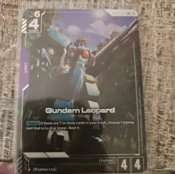 Gundam Leopard U+ Gundam Card Game Dual Impact GD02-060 Alternate Art - Image 1