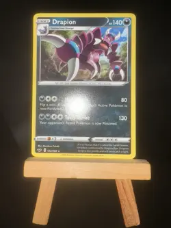 DRAPION - 122/202 Sword And Shield Base NM - Regular Rare - Pokemon TCG Card - Image 4