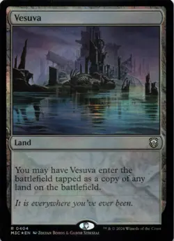 MTG Vesuva (Ripple Foil) Foil NM MH3 Commander - Image 1