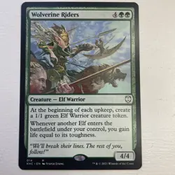 Wolverine Riders Commander: Kaldheim Magic: The Gathering NearMint MTG - Image 1