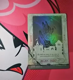 MTG Arcane Signet RAINBOW FOIL Secret Lair Rovina Cai 0820 NM - Image 1