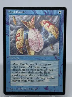 Mind Bomb Vintage Magic MTG MIND BOMB The Dark Rare ⚡LIGHTNING FAST SHIPPING⚡ - Image 2