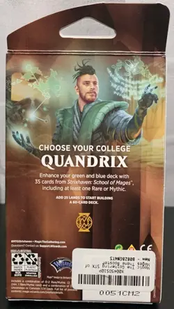 Magic The Gathering Strixhaven School of Mages quandrix theme booster box - Image 2