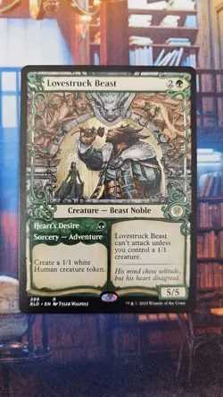 Lovestruck Beast (Showcase) Throne of Eldraine Regular Rare - Image 1