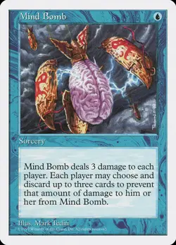 4x Mind Bomb - LP - 5th Edition - SPARROW MAGIC mtg - Image 1