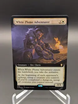 White Plume Adventurer (Extended Art) Commander Legends: Battle for Baldur's... - Image 1