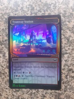 MTG - 1 x Tramway Station- Foil - Showcase - Streets of New Capenna - Image 1