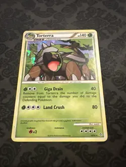 Pokemon TCG Torterra Theme Deck Exclusives 10/95 Exclusive Cracked Ice Holo - Image 1