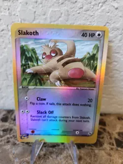 Pokemon Ruby and Sapphire Slakoth 45/109 Reverse Holo Uncommon 2003 - Image 1