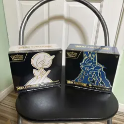 Pokemon Center Mega Evolutions Gardevoir & Lucario ETB Elite Trainer Box Sealed - Image 1