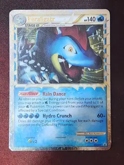 Feraligatr PRIME HGSS07 Heart Gold & Soul Silver Pokemon - NM - Holo - Image 3