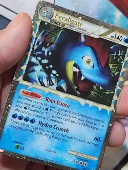 Feraligatr PRIME HGSS07 Heart Gold & Soul Silver Pokemon - NM - Holo - Image 5