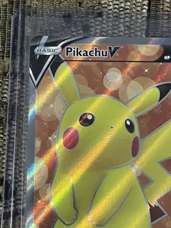 Pikachu V 157/172 Full Art Ultra Rare Holo Brilliant Stars Pokemon TCG (psa 10U) - Image 2