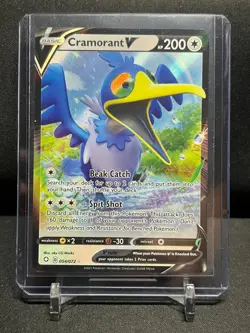 Cramorant V 054/072 Ultra Rare Holo Pokemon 2021 Shining Fates NM - Image 1