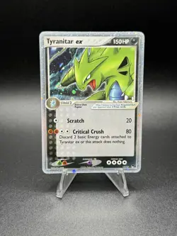 Pokemon TCG 2004 Tyranitar EX Ultra Rare Holo 17/17 Pop Series 1 RC150 - Image 1